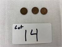 1895, 1901, 1904 Indian Head Penny