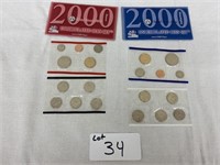 2000 Uncirculated Coins Sets -Philadelphia &Denver