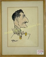 W.G. MAC -  CARICATURE OF TED REEVES