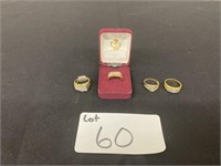 4 Gold Men's Ring
