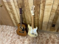 2 Guitars- Model K200 & Harmony Electric