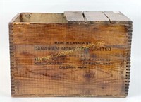 CANADIAN INDUSTRIES 50 LB AMMONIA DYNAMITE BOX