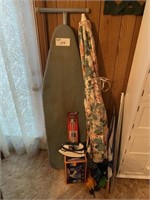 Ironing Board, Iron, Umbrellas