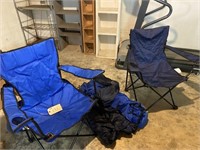 6 Folding Camping Chairs