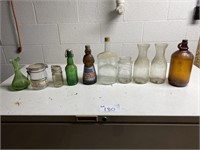 Clorox Bottle, Milk Bottles, Planters Jar