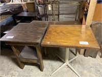 3 Table, 1 Corner Shelf, Metal Rack