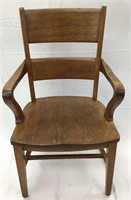 Large Antique Oak Chair