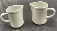 Two Buttermilk Pitchers