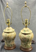 Two Oriental Ginger Jar Lamps