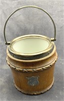 Oak Barrel Tea Caddy