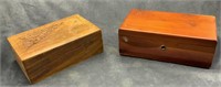 Lane Salesman Cedar Chest, Carved Cigar Box