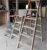 Three step ladders