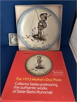 The 1973 MOTHER'S DAY HUMMEL PLATE IN BOX