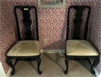 QUEEN ANNE CHAIRS UPHOLSTERED