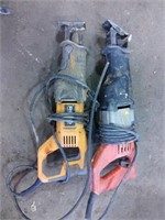 Milwaukee & Ridgid sawzalls