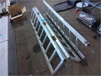 Alum folding ramps, 65" long