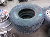 Two LT285//75 R16 tires