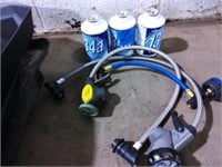 3 can of new 134a refrigerant & gauges