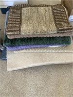 11 assorted small area rugs
