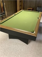 Pool table and attachments, great shape. Standard