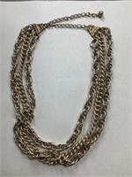 3 layered costume necklace