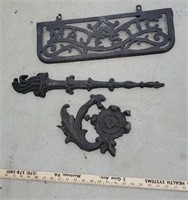 3 old cast iron pieces