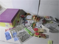 BOX LOT OF ASSORTED CRAFT ITEMS