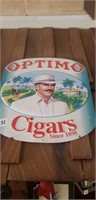 Optimo Cigars metal sign 13 x 15"