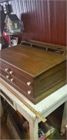 Antique Tabletop writing Ledge/Desk Oak 30.75