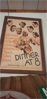 Vintage Movie Poster Dinner at 8