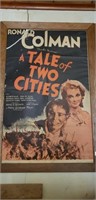 Old movie poster A Tale of Two Cities 1962 40" x