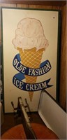 Hand painted Ice Cream sign on masonite
20 x