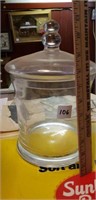 Vintage glass canister (matches 104 and 105)