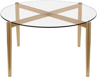 Henn&Hart Coffee Table, One Size, Gold