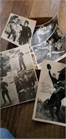 Old movie related photos, autographs promo