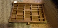 Wooden Divided Drawer / Tray