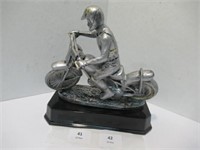 Motorcycle Statue 8" Long x 8.5" High