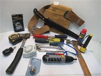 Assorted Tools with Tool Belt