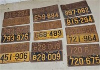 19 Pennsylvania license plates