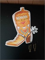 Kessler metal sign and bottle openers