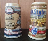 Old style & Miller steins