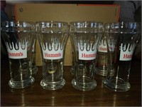 Hamm's beer glasses
