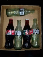 Coke a cola collector bottles