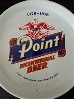 Point brewery metal beer tray