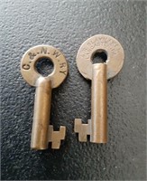 Chicago northwestern railroad keys