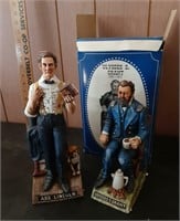 Abe Lincoln an Ulysses s. Grant decanters full