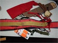 Gun cases and suspenders