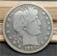 1895-O Barber Half Dollar, VG