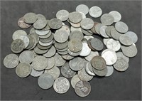 (100) Steel 1943 War Cents