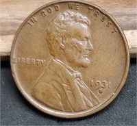1931-D Lincoln Cent, MS60